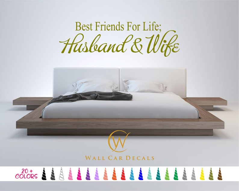Best Friends for Life Husband and Wife Decal Husband and Etsy