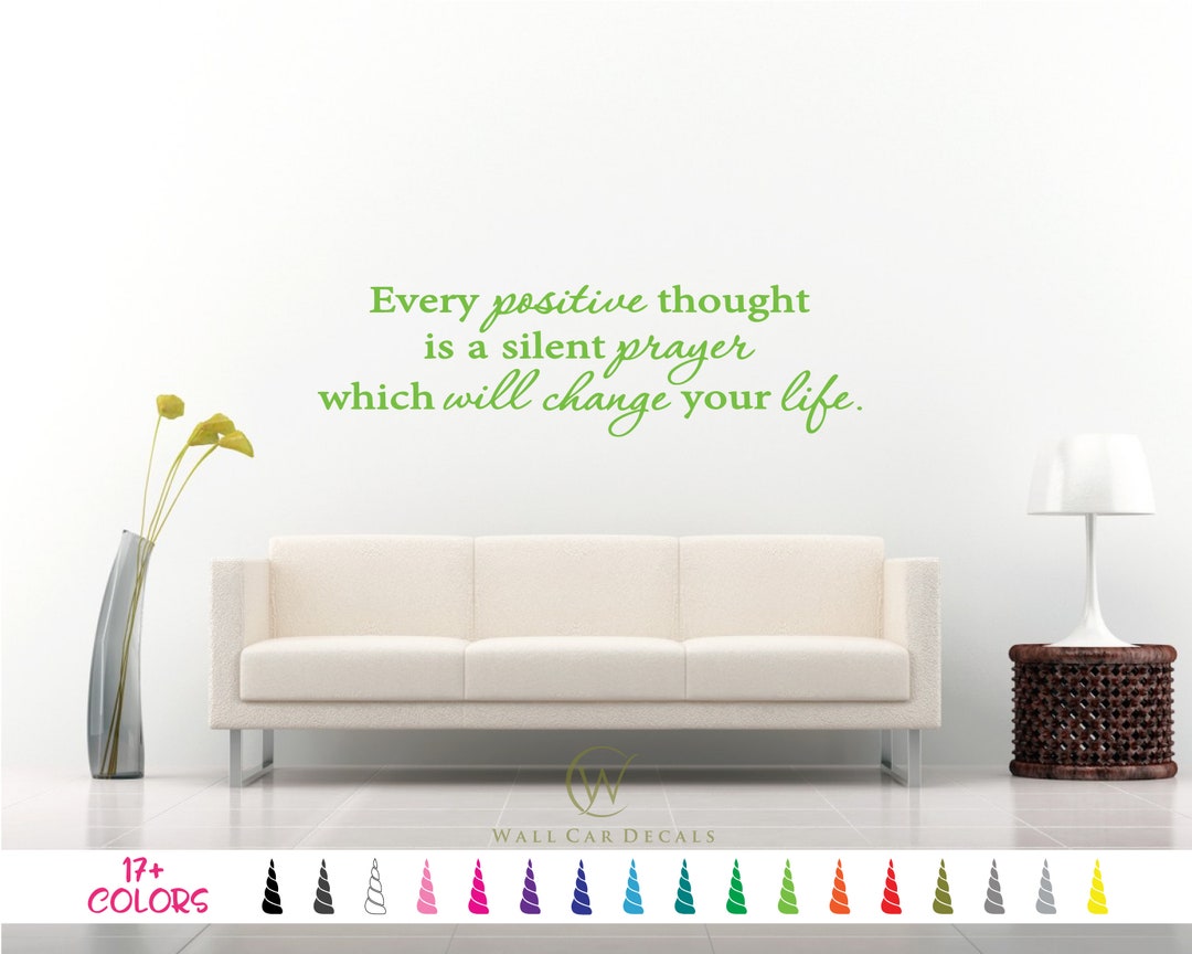 Inspirational Wall Decal, Motivational Wall Saying, Living Room Decor ...