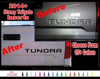 Radio Dashboard Insert Letter Vinyl Decal Sticker Fit Toyota Tundra 2014-19 Red