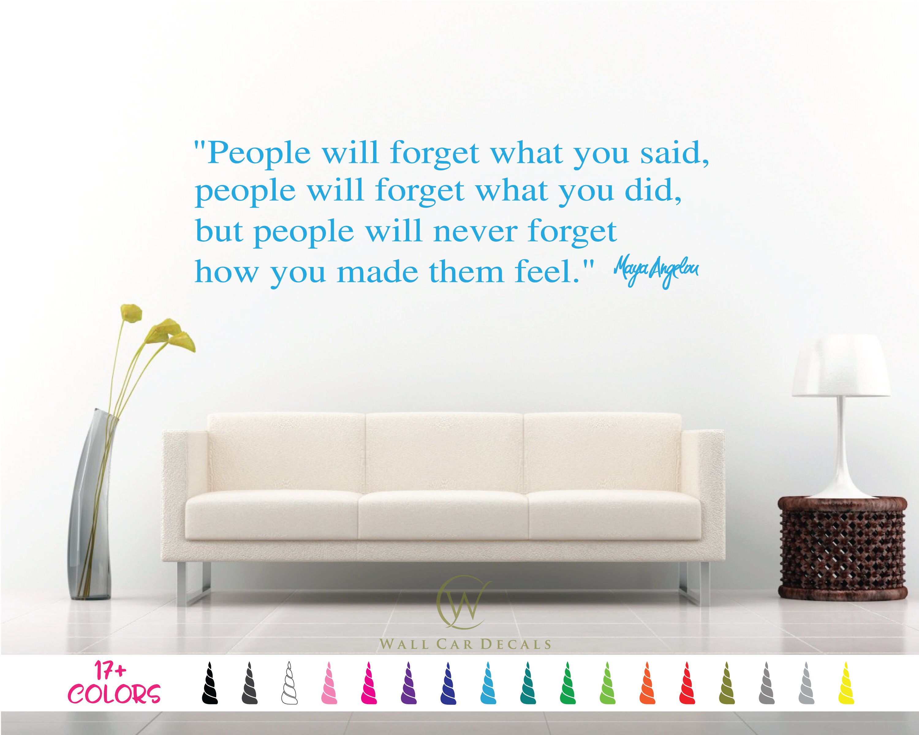 Maya Angelou People Will Forget What You Said Did Never Made Etsy