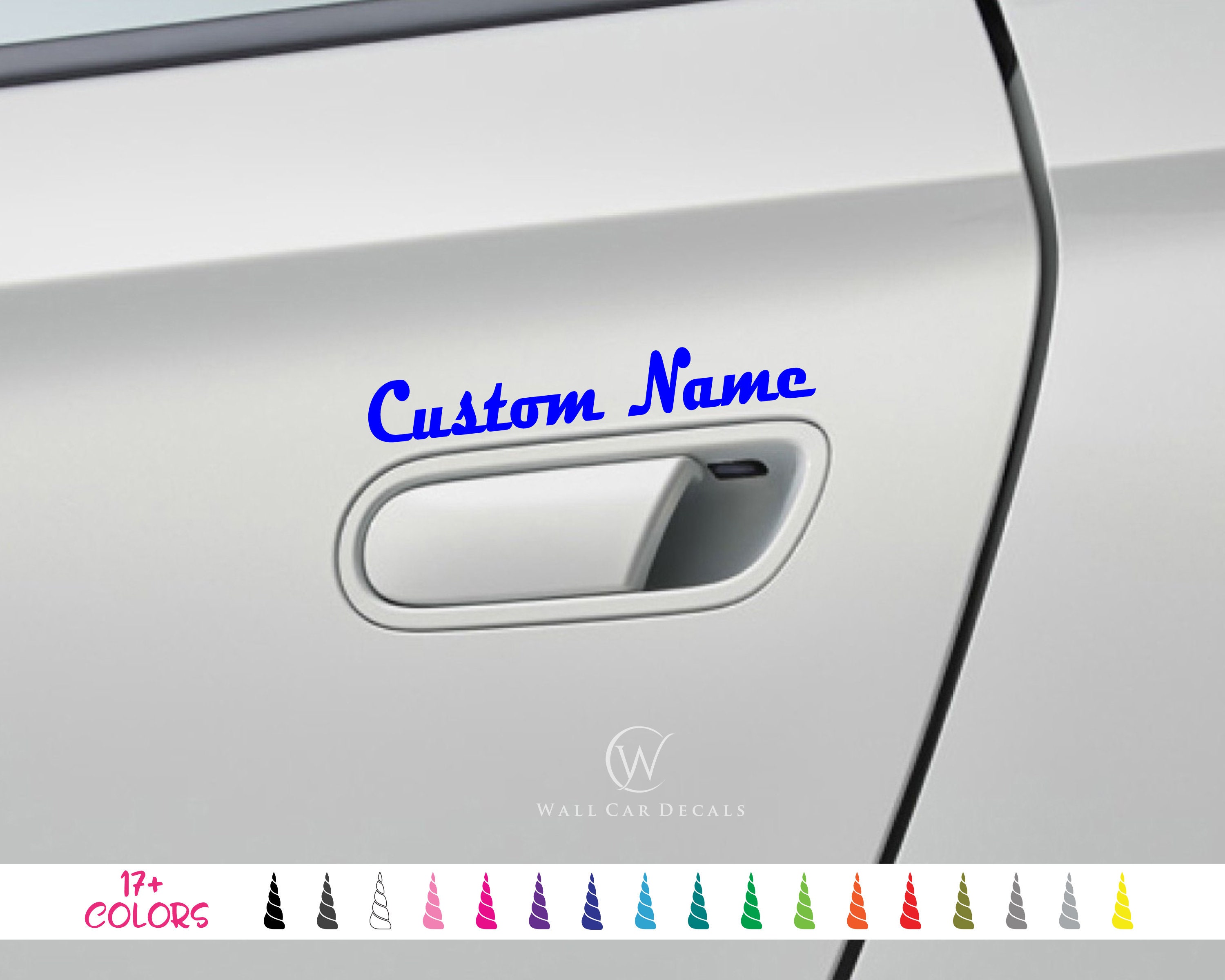 Personalized Vinyl Decal Sticker – Custom Text For Car Window, Laptop, Or Any Smooth Surface