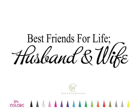 best friends for life husband and wife frame