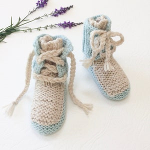 baby boots, knitting pattern, modern booties pdf, instant download, knitted kids clothes, baby shower gift