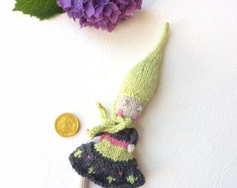 Tooth Fairy Gnome Knitting Pattern: Keepsake Doll (PDF Pattern)
