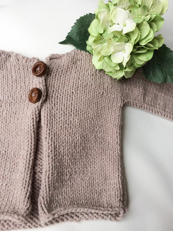 chunky knit baby jumper