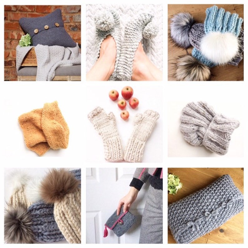 Printable Discount Package Knitting Patterns, Discount Pattern for 5 ...