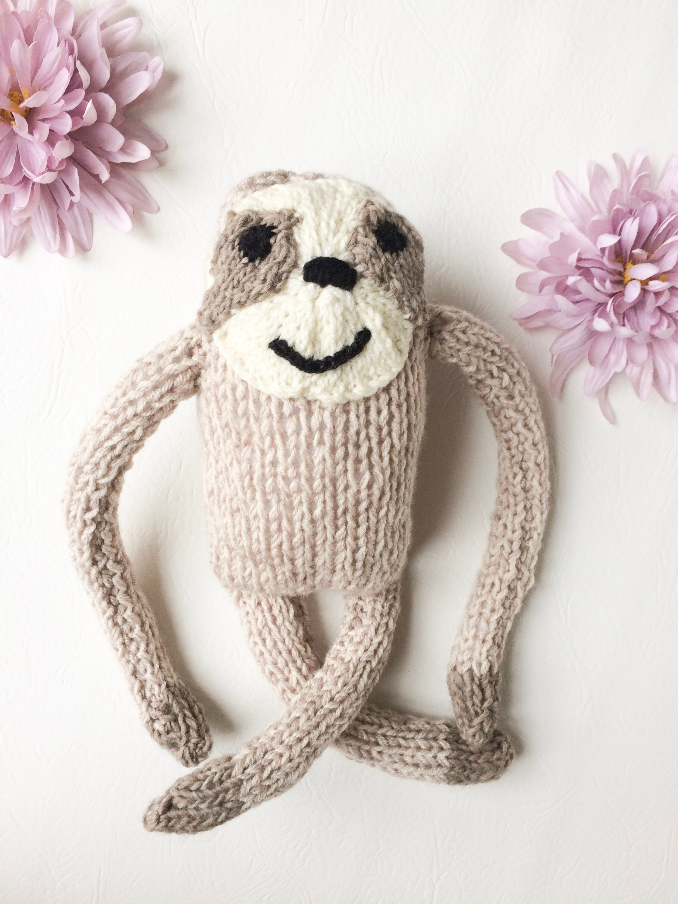 Knitting Pattern Sloth Toy Knitting Pattern Softies Baby | Etsy