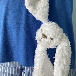 Knitting Pattern: Fluffy Bunny Toy, Rabbit Comforter (PDF Pattern)