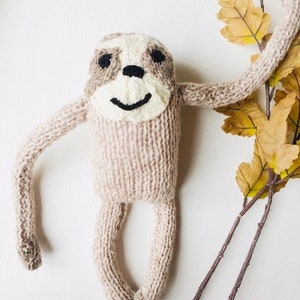 Knitting pattern, sloth, toy knitting pattern, softies, baby shower gift, do it yourself, PDF, handmade, knit toy pattern image 3