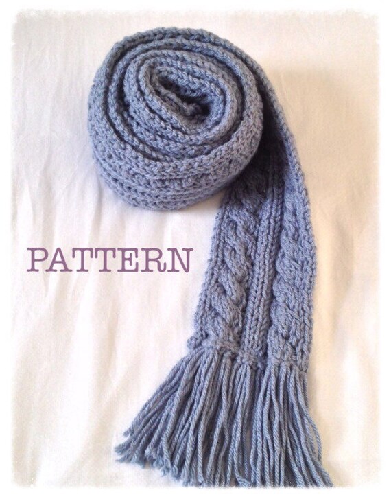 Infinity Scarf Pattern Chunky Cable Scarf Knitting Patterns How To Diy