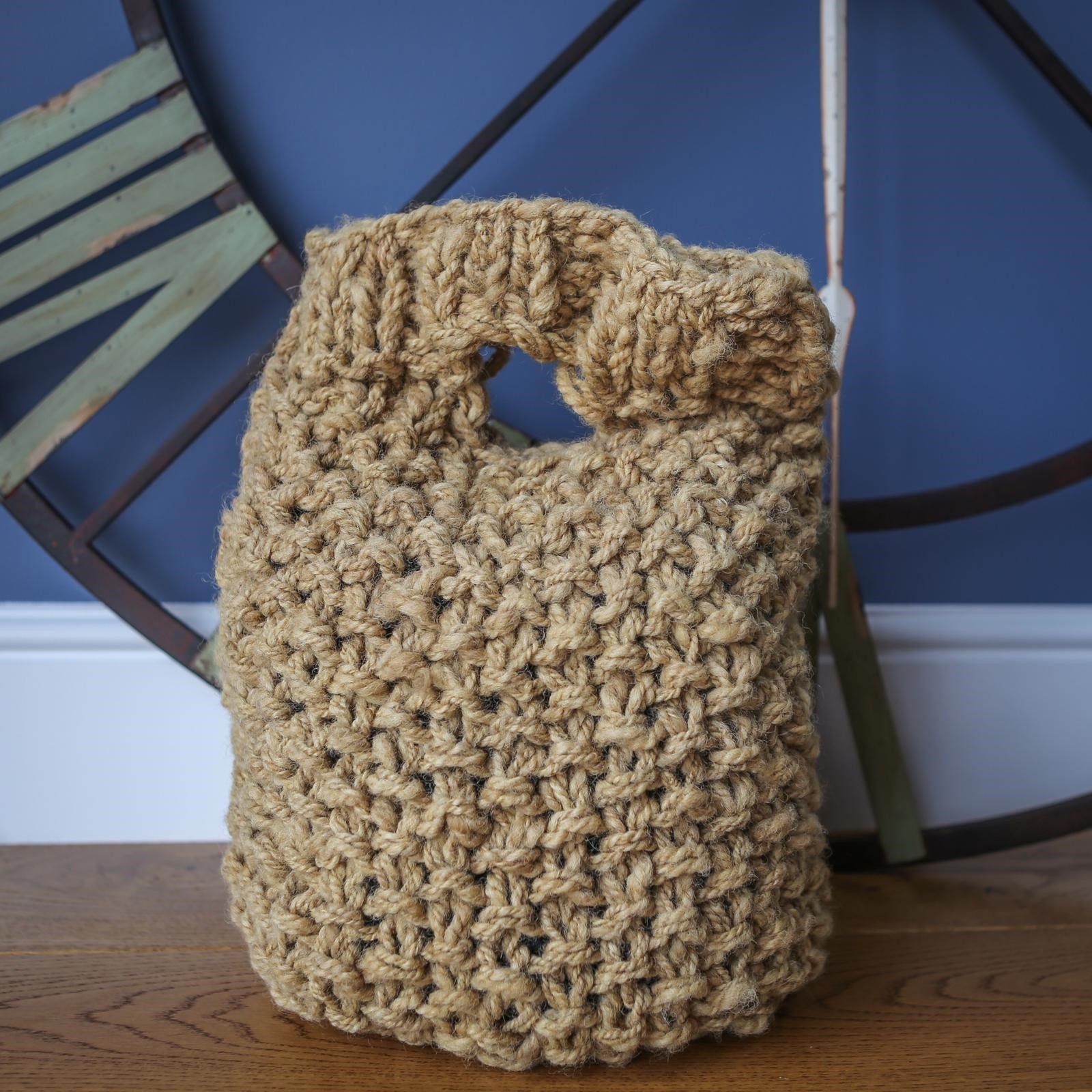 Knitting pattern chunky tote bag knitting pattern for her Etsy
