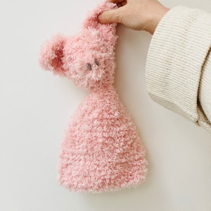 Piggy Comforter Knitting Pattern: Chunky Yarn Baby Blanket (PDF Pattern)