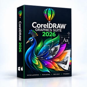 CorelDRAW Graphics Suite 2026 - Licence à vie - Téléchargement instantané