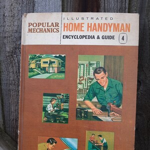 Vintage Mid Century Popular Mechanics home Handyman vol. 4