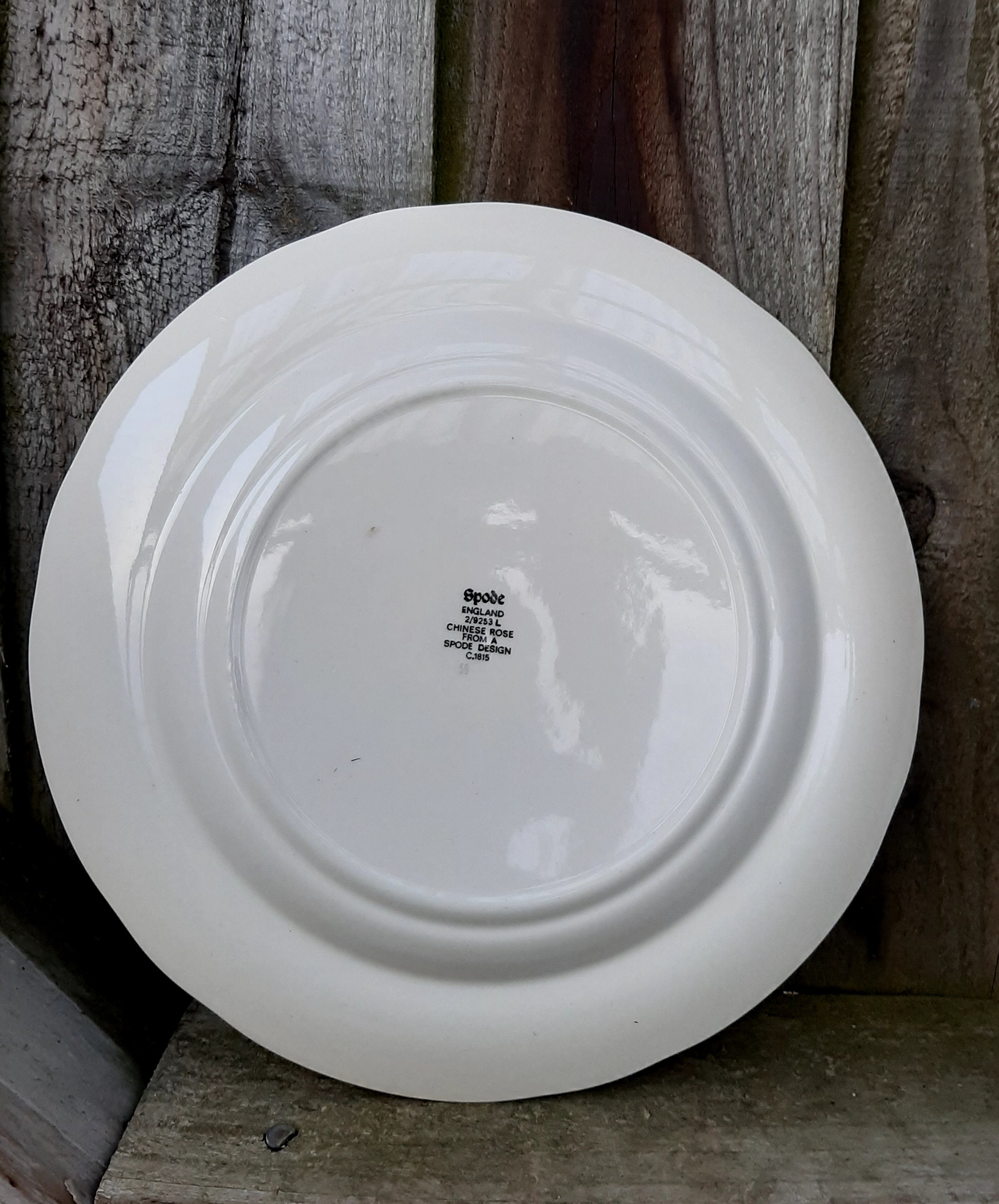 Vintage Spode Chinese Rose Lunch Plate - Etsy