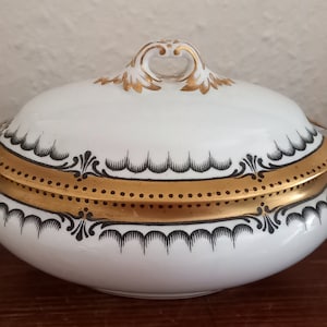 Vintage small Booths Silicon China Simplex pattern tureen