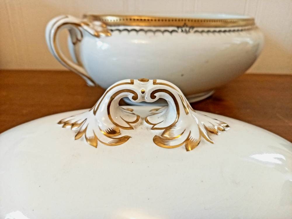 Vintage large Booths Silicon China Simplex pattern tureen - Etsy 日本