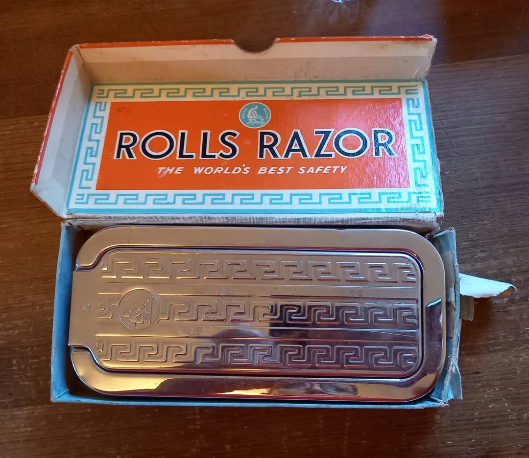 Vintage Rustic 30's Rolls Razor Hollow Ground Imperial No 2 Travel