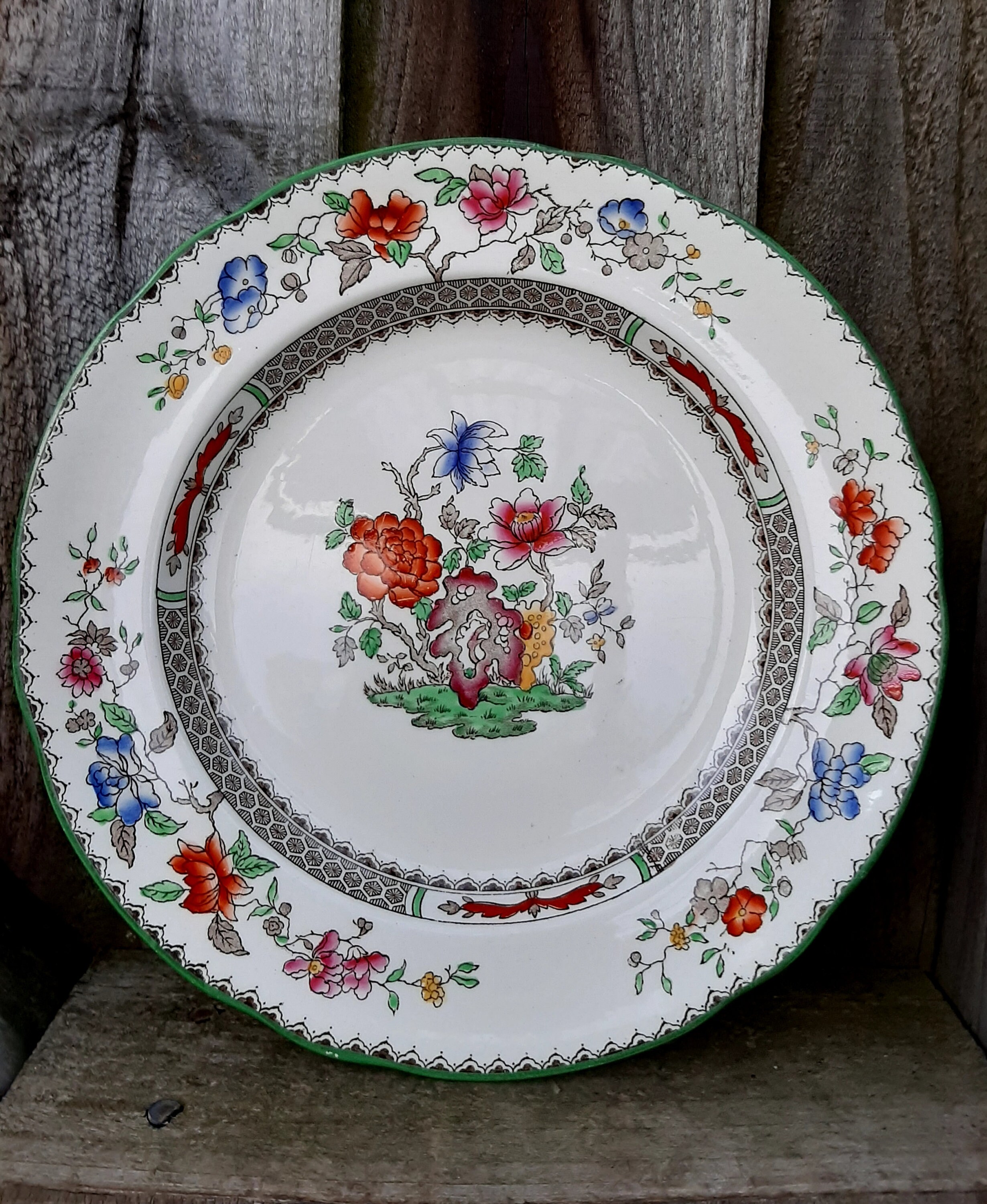 Vintage Spode Chinese Rose Lunch Plate - Etsy