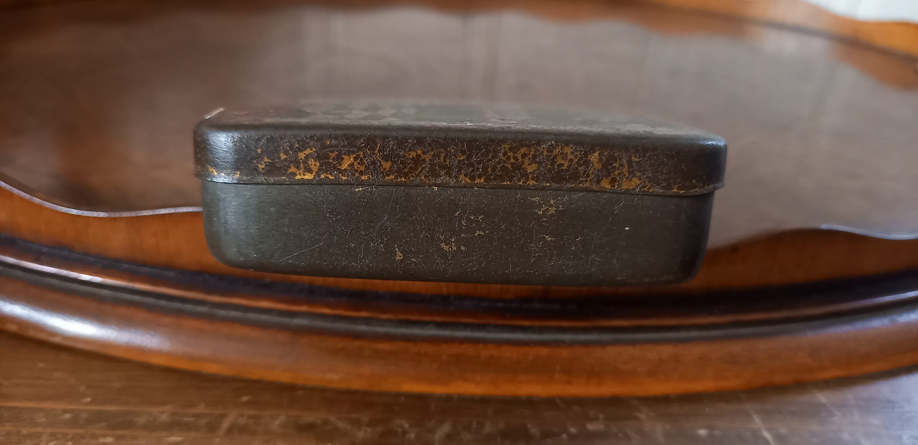 Antique 1920's Bishops Move Tobacco Tin
