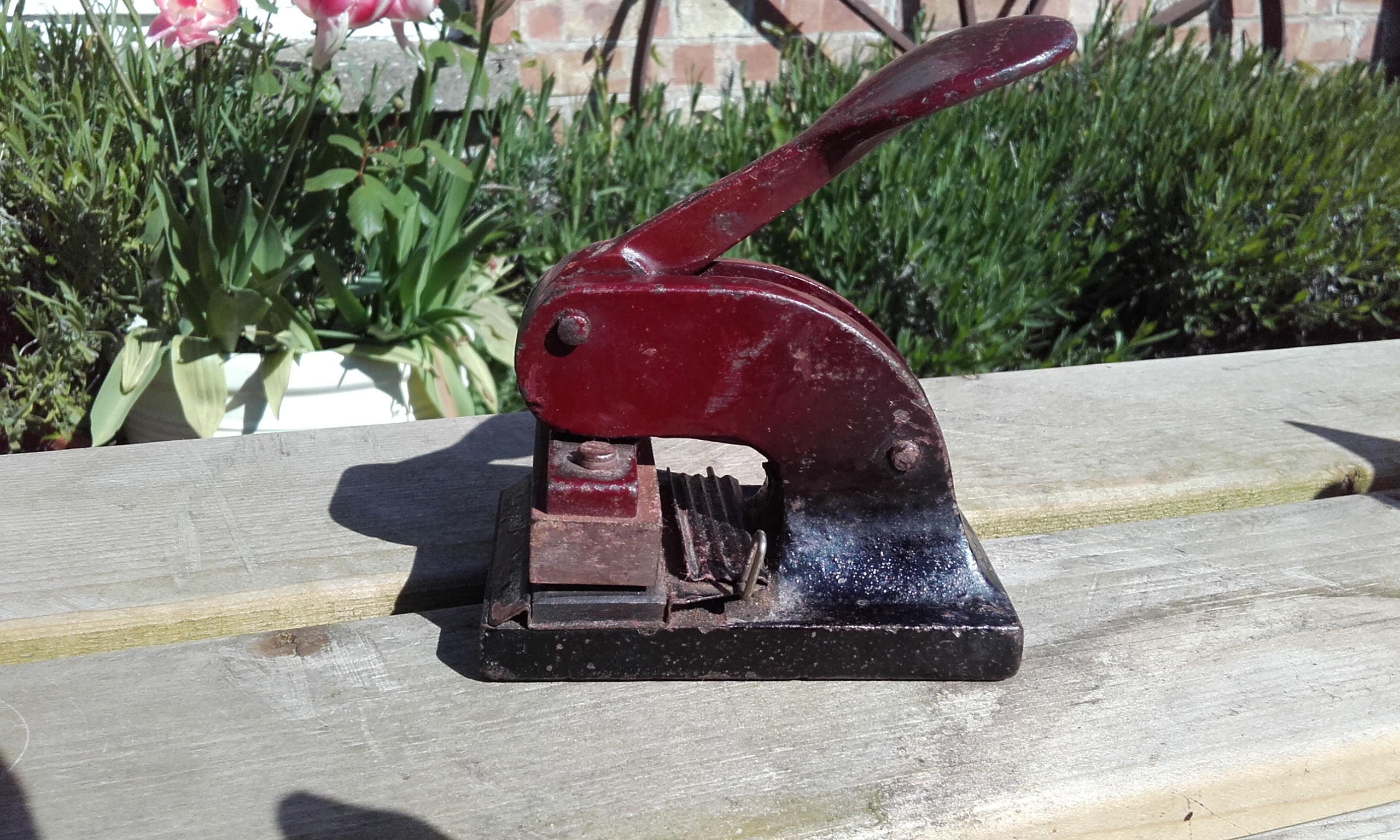 Vintage Cast Iron Embossing Machine Paper Embossing Stamp Etsy Canada
