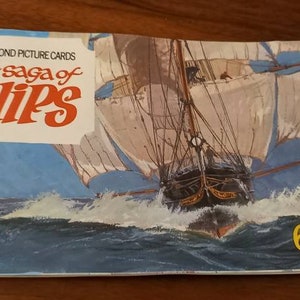 ヴィンテージのブルック・ボンド・ティー・ピクチャーカード イギリスの船の物語