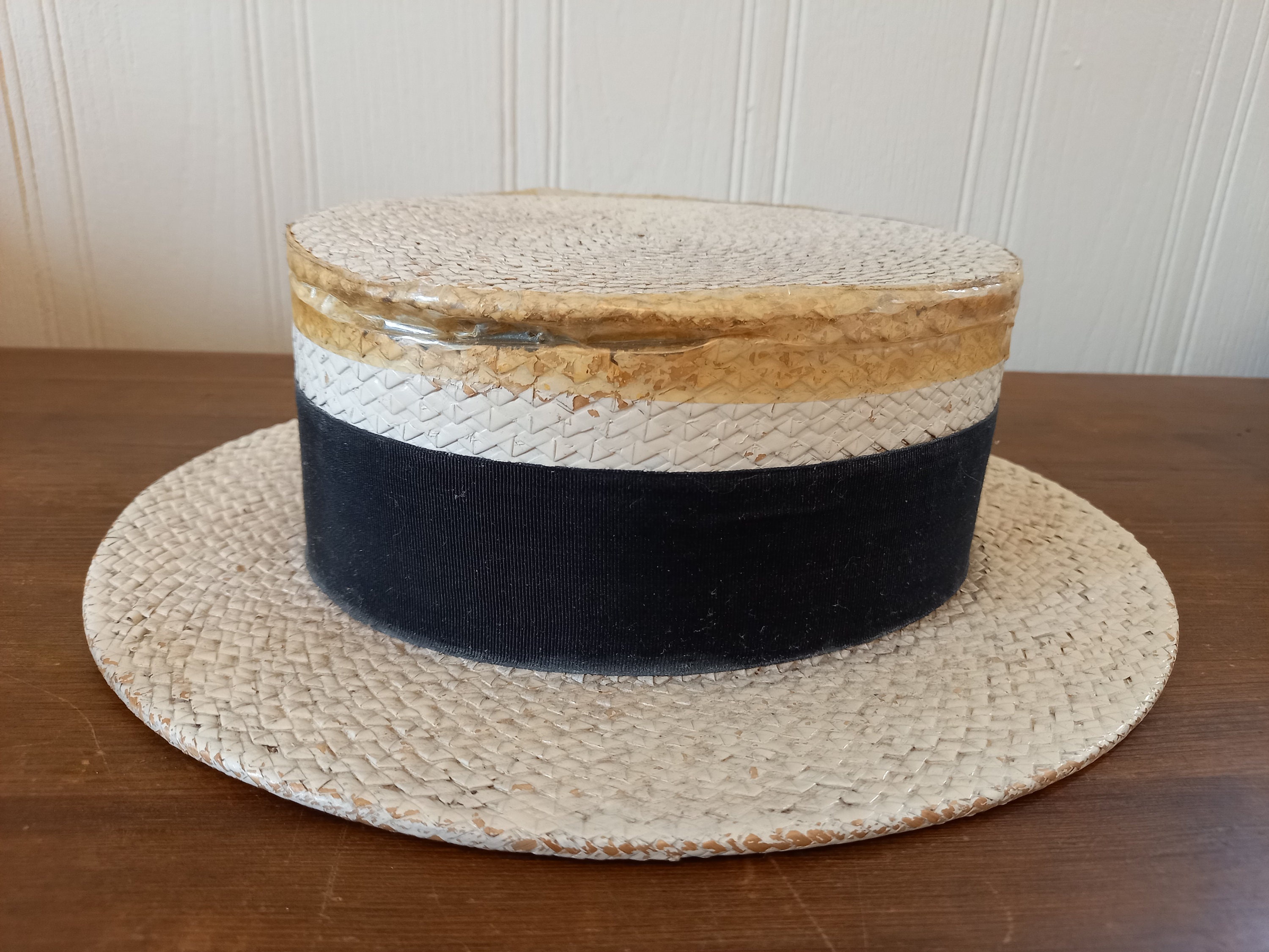 Antique Boater Hat -  UK