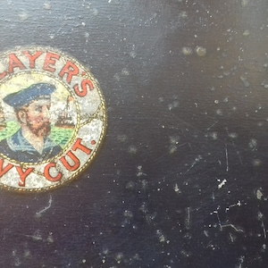 Vintage Players Navy Cut Cigarettes ''Medium 50'' Rustic chic cigarette tin