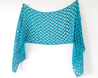 Sorrel Sideways Shawl, Crochet Pattern, Crochet Shawl Pattern, Lacy shawl Pattern, Crochet Lace Shawl, Rectangle Lace Shawl, Crochet Wrap