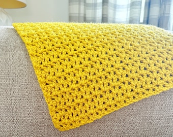Transition Blanket, V Stitch Crochet Blanket Pattern, Crochet V Stitch, Crochet Pattern, Baby Crochet Blanket Pattern, Easy Blanket Pattern