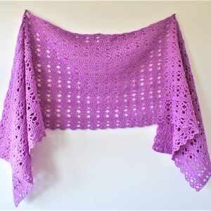 Ariana Shawl, Crochet Shawl Pattern, Crochet Pattern, Crochet Wrap Pattern, Crochet Shawl, Lace Shawl Pattern, Wrap Pattern, Lacy Shawl