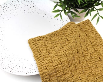 Midwest Dishcloth, Knitting Pattern, Knit Dishcloth Pattern, Knitted Dishcloth Pattern, Knit Washcloth Pattern, Knit Eco, Dishcloth, Knit