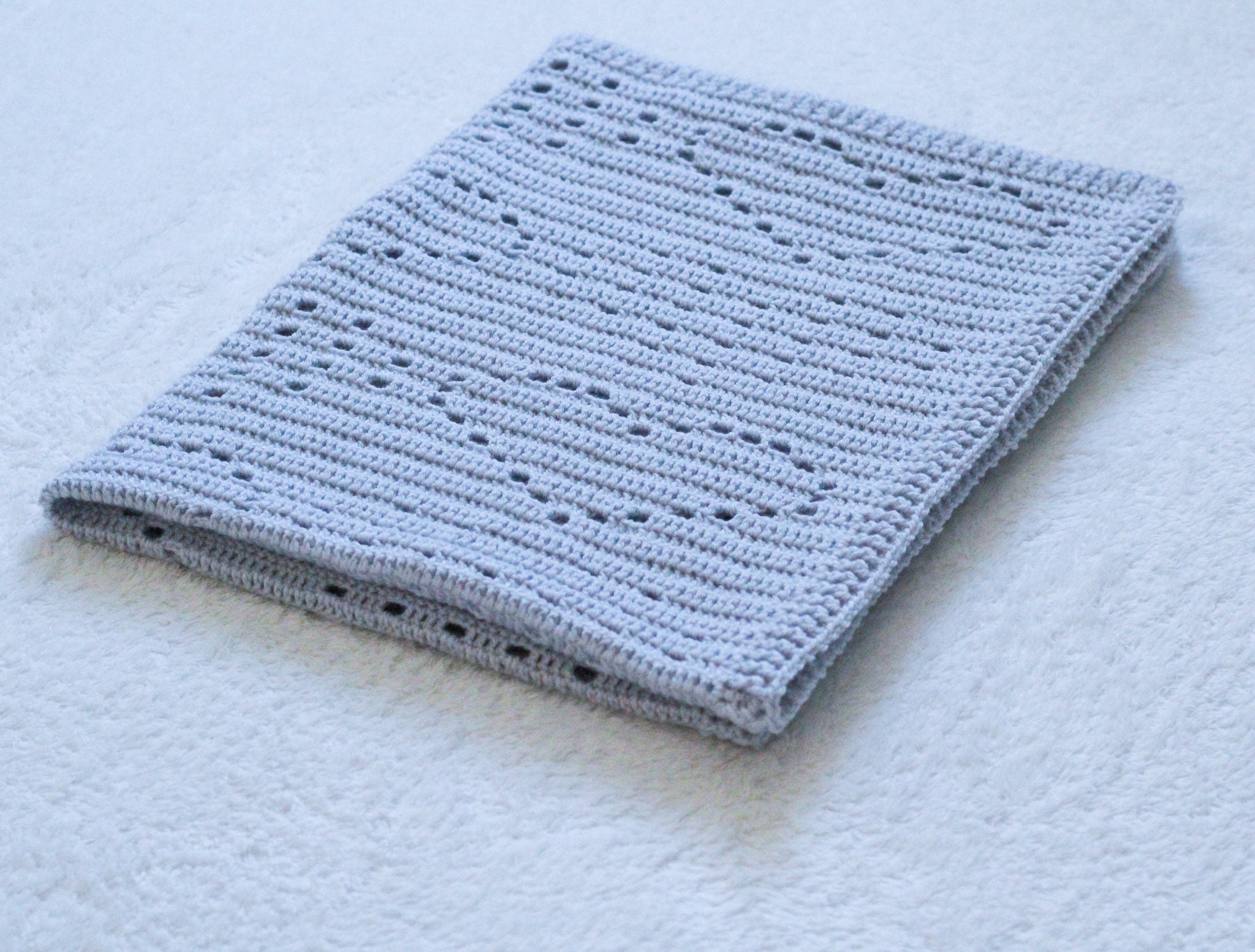 LITTLE LOVE Baby Blanket Crochet Blanket Pattern Filet - Etsy UK