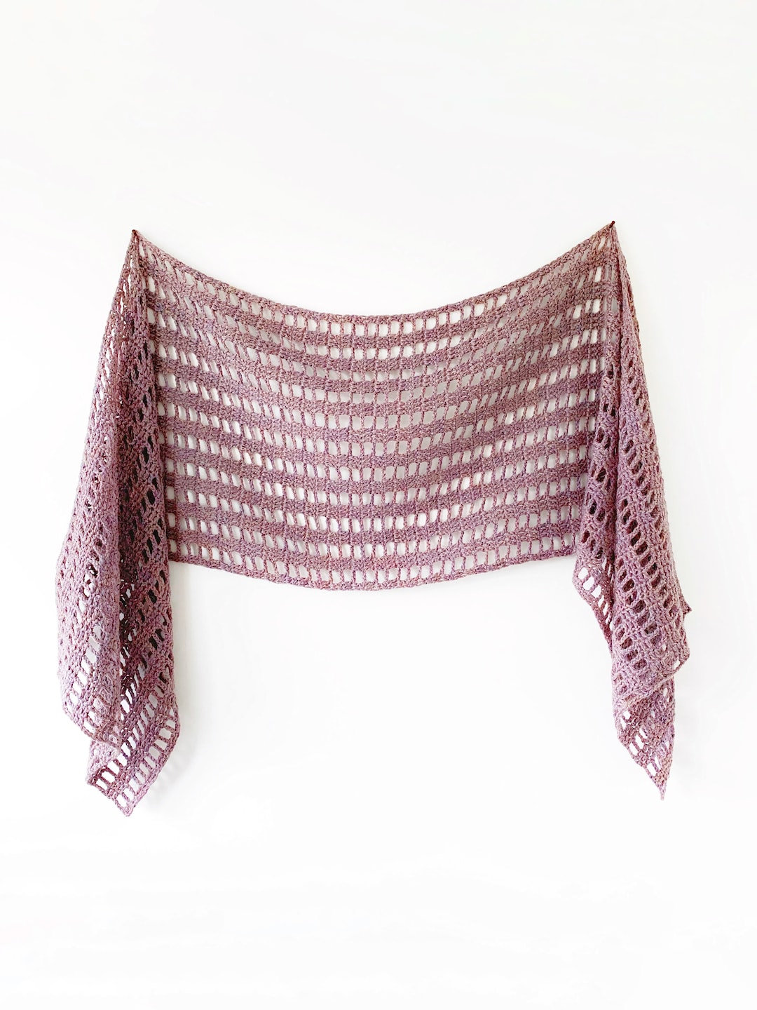 Easy Crochet Rectangle Shawl Pattern (PDF Pattern) - Etsy