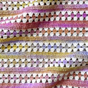 Crochet Baby Blanket Pattern, Baby Blanket Pattern, Baby Crochet Pattern, Baby Afghan Crochet Pattern - Granny Bliss Baby Blanket
