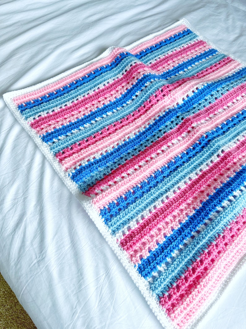 Dakota Crochet Blanket Pattern Crochet Baby Blanket Pattern Etsy UK