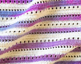 Spring Breeze Crochet Baby Blanket Pattern (PDF Download)