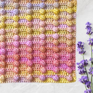 Starlight Bobble Blanket Pattern, Crochet Baby Blanket Pattern, Crochet Bobble Blanket Pattern, Crochet Pattern, Baby Blanket Pattern
