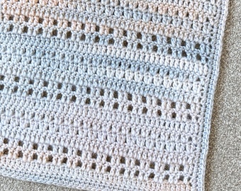 Beginner Crochet Blanket Pattern, Modern Crochet Blanket, Beginner Friendly Pattern, Easy Baby Blanket Pattern, Crochet Pattern - #5