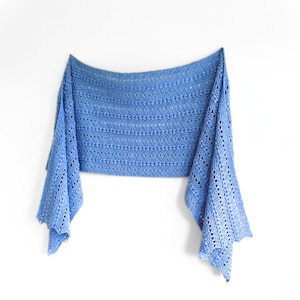 Puff Ripple Shawl, Crochet Shawl Pattern, Crochet Shawl, Rectangle ...