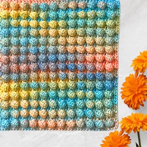 Afterglow Bobble Blanket Pattern, Crochet Baby Blanket Pattern, Crochet Bobble Blanket Pattern, Crochet Pattern, Baby Blanket Pattern