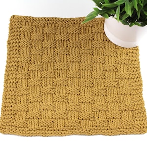 Midwest Dishcloth, Knitting Pattern, Knit Dishcloth Pattern, Knitted Dishcloth Pattern, Knit Washcloth Pattern, Knit Eco, Dishcloth, Knit image 9