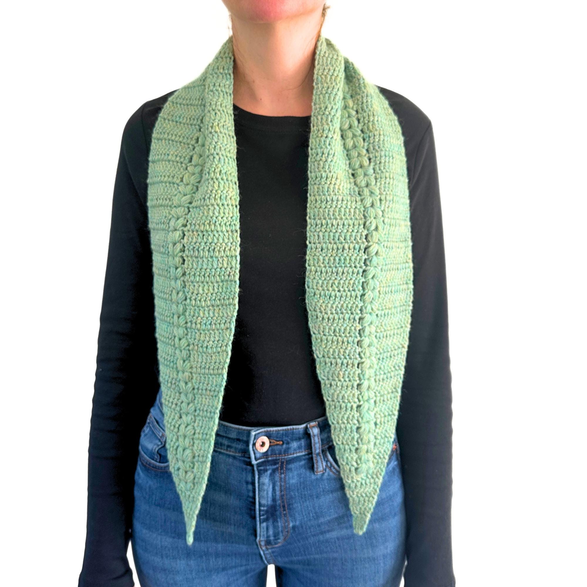 30 Crochet Scarf Ideas: Stylish Patterns for Skinny, Chunky, Cowl, and Wrap Looks 15 Puffline Tie Scarf Pattern