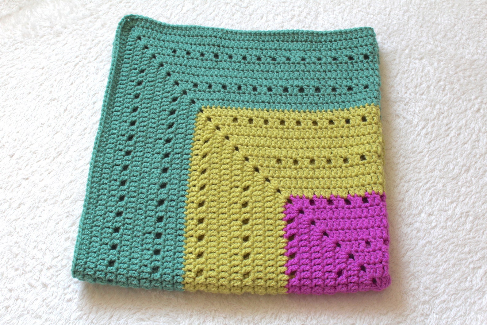 Ferne Granny Square Blanket Crochet Blanket Pattern Crochet | Etsy