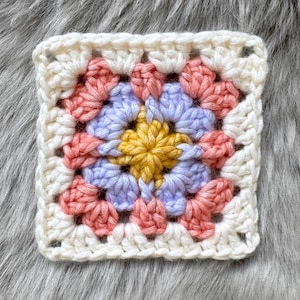 Merry Granny Square Pattern, Crochet Granny Square Pattern, Crochet Pattern, Granny Square, Granny Square Blanket, Granny Pattern