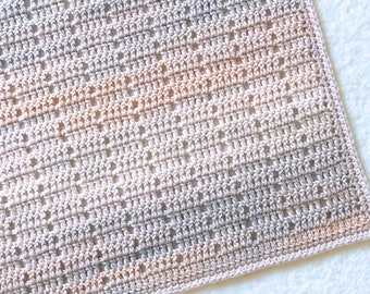 Darla Decke, Filethäkeldecke Muster, Babydecke Häkelanleitung, Filetdecke, Filethäkelanleitung, Easy Crochet Babydecke