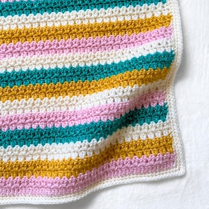 Precious Baby Blanket Crochet Pattern: Aran Yarn (PDF Pattern)