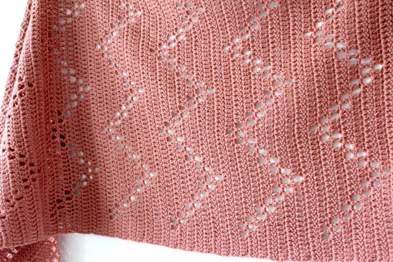 Devon Sideways Shawl, Crochet Shawl Pattern, Crochet Pattern, Crochet Shawl, Shawl Pattern, Filet Crochet Shawl Pattern, Filet Crochet, Easy image 6