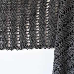 CROCHET PATTERN, Crochet Shawl Pattern, Darla Shawl, Easy Crochet Shawl Pattern, Crochet Shawl, Beginner Crochet Shawl Pattern, Rectangle image 2