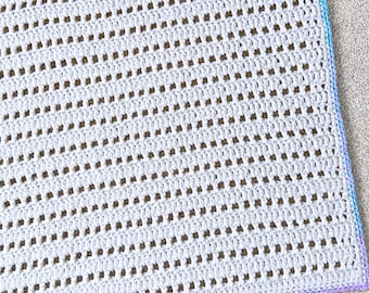 Filet Crochet Blanket Pattern, Crochet Blanket Pattern, Filet Crochet Pattern, Crochet Pattern, Filet Baby Blanket Pattern -Altitude Blanket
